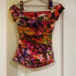 Floral Nicole Miller Top